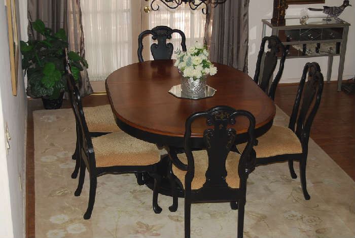 Stunning Formal Dining Set with 6 chairs