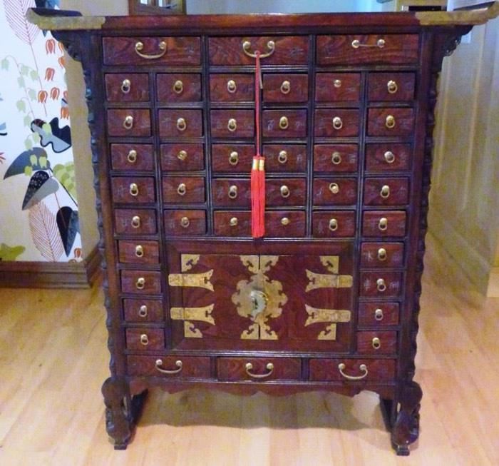 Korean apothecary Chest with 44 drawers. Great Jewelry chest
