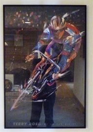 Terry Ross Bicycle Poster-framed