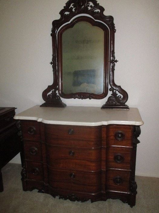 Rosewood Marble Top