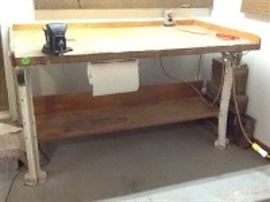 Metal Frame Workbench