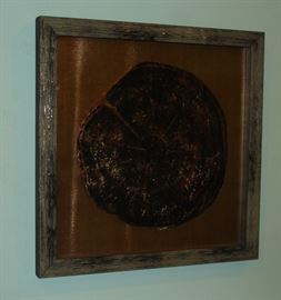 Framed tree slice