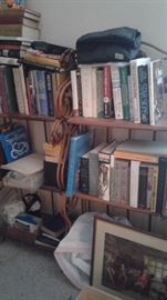 Book Shelves Sold Separately from the thousands of books in this home