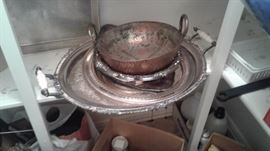 Lots of Copper, Silver, and Silver Plate