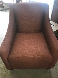 Burnt Orange Accent Chair by Bassett