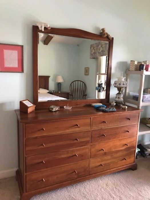 Durham dresser with mirror