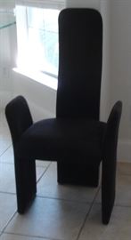 Set of four (4) Stratus ultrasuede chairs