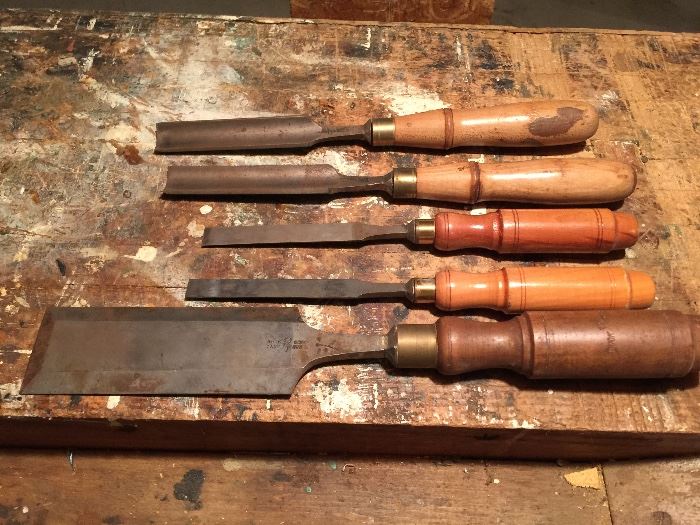 Lots of Buck Bros. Chisels