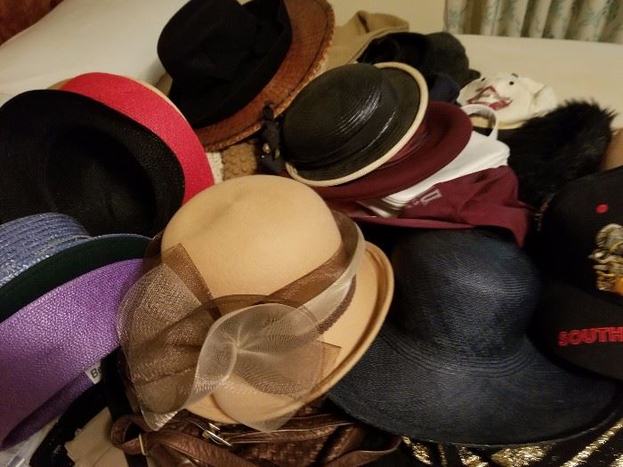 Assorted Women's hats. $1 each.