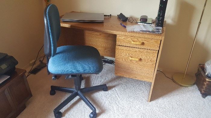 Small desk and chair