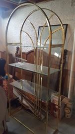 Glass and Brass display