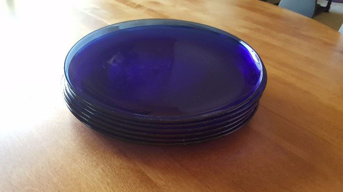 Cobalt blue dishes