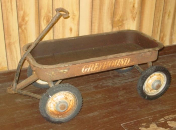 Greyhound Child's Metal Wagon