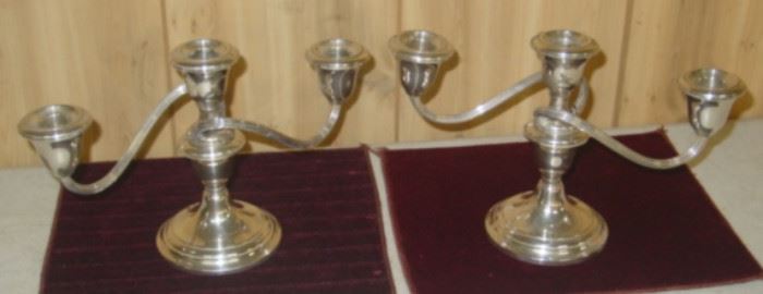 Gorham Sterling Candle Stick Holders
