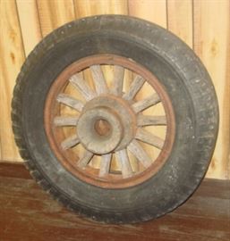 1920's Wood Spoke Tire