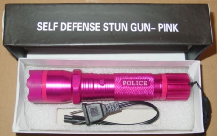 Self Defense Stun Gun Flash Light