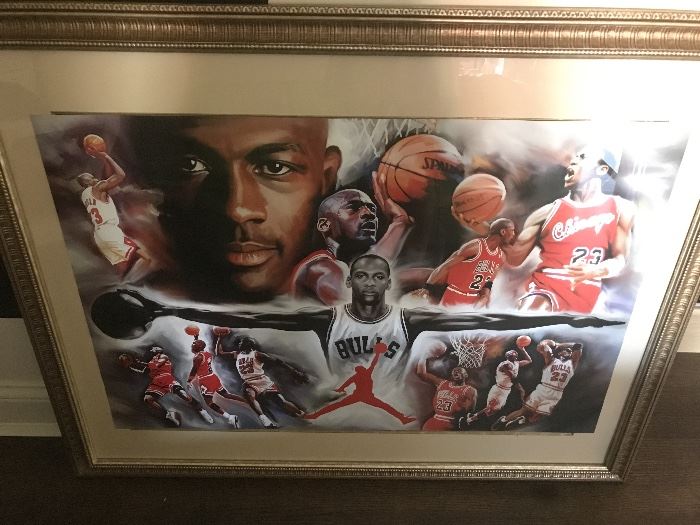 Michael Jordan Framed Art