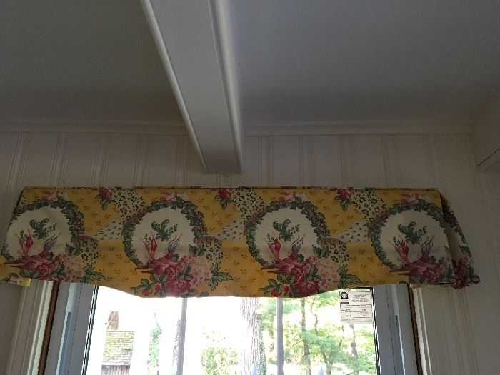 Valance...smaller of two...and all curtains are for sale also