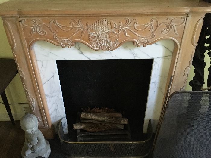 Faux fireplace is for sale