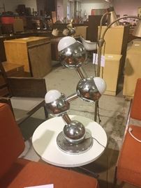 Mid-Century Chrome Z Light