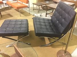 Barcelona Chair and Ottoman