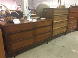 Mid-Century Credenza And Dressers