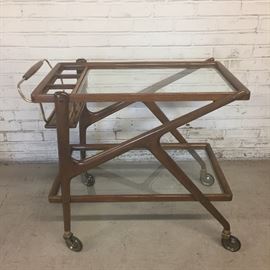 Amazing Mid-Century Bar Cart by Salca