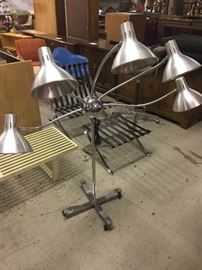 Mid-Century Chrome Lamp