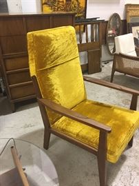 Mid-Century Gold Chair