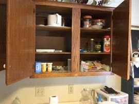 Cabinet contents