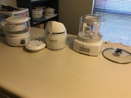 Small appliances in kitchen