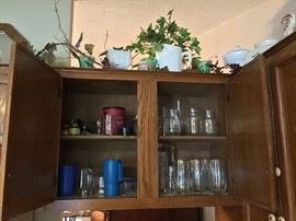 Cabinet contents