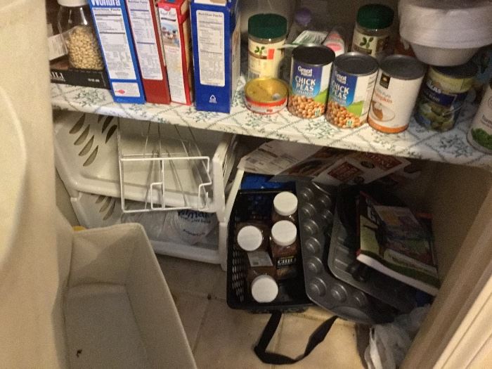 Pantry contents
