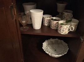 More of the contents of the China cabinet