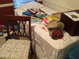 4th dining room chair + another twin bed