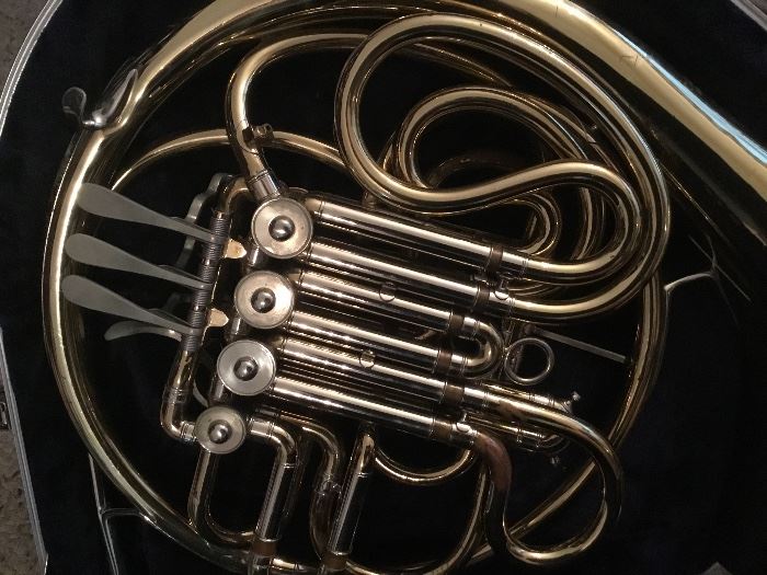 Close up of French Horn