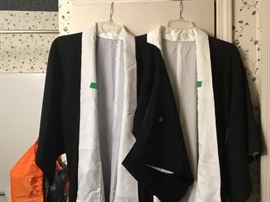 Close up of kimono's