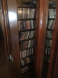 Hundreds of DVD movies and music CD's 