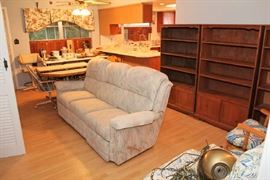 Lazy Boy Dual Recliner; Book Cases