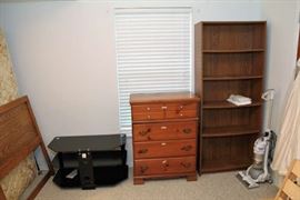 Black Glass TV Stand, Chest, Book Case, Dyson Vacuum