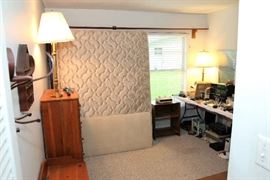 Queen Mattress, Box Springs, Headboard; Chest, Blanket Chest, Lamps, Electronics