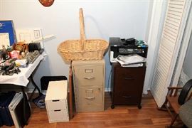 File Cabinets, HP Printer