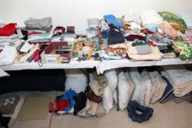 Linens and Sewing, Rugs, Pillows, Eye Glasses and Cases, Clothing (Small/Petite)