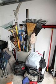 Shop Vacuums; Yard Tools