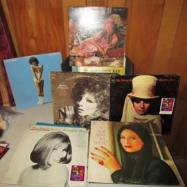 Barbara Streisand record albums, plus a large collection