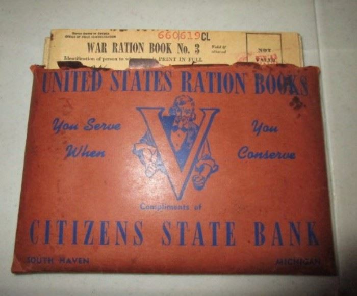 War Ration book ad rations