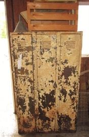 Vintage metal lockers