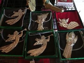 Sterling Silver Christmas Ornaments 