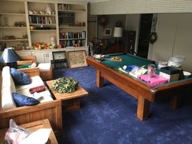 Pool Table and This End Up furniture