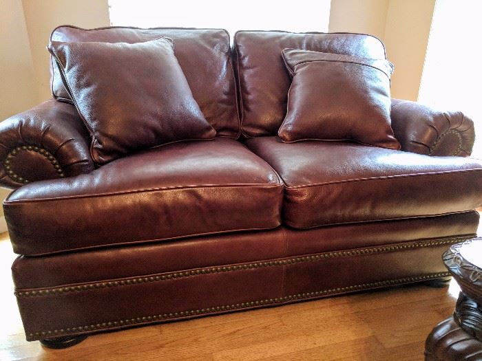 Thomasville leather sofa